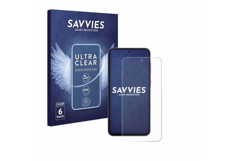 Savvies Displayschutzfolie Schutzfolie für Samsung Galaxy A36 5G, 6 Stück, Displayschutz Schutz Folie Klar Transparent von Savvies