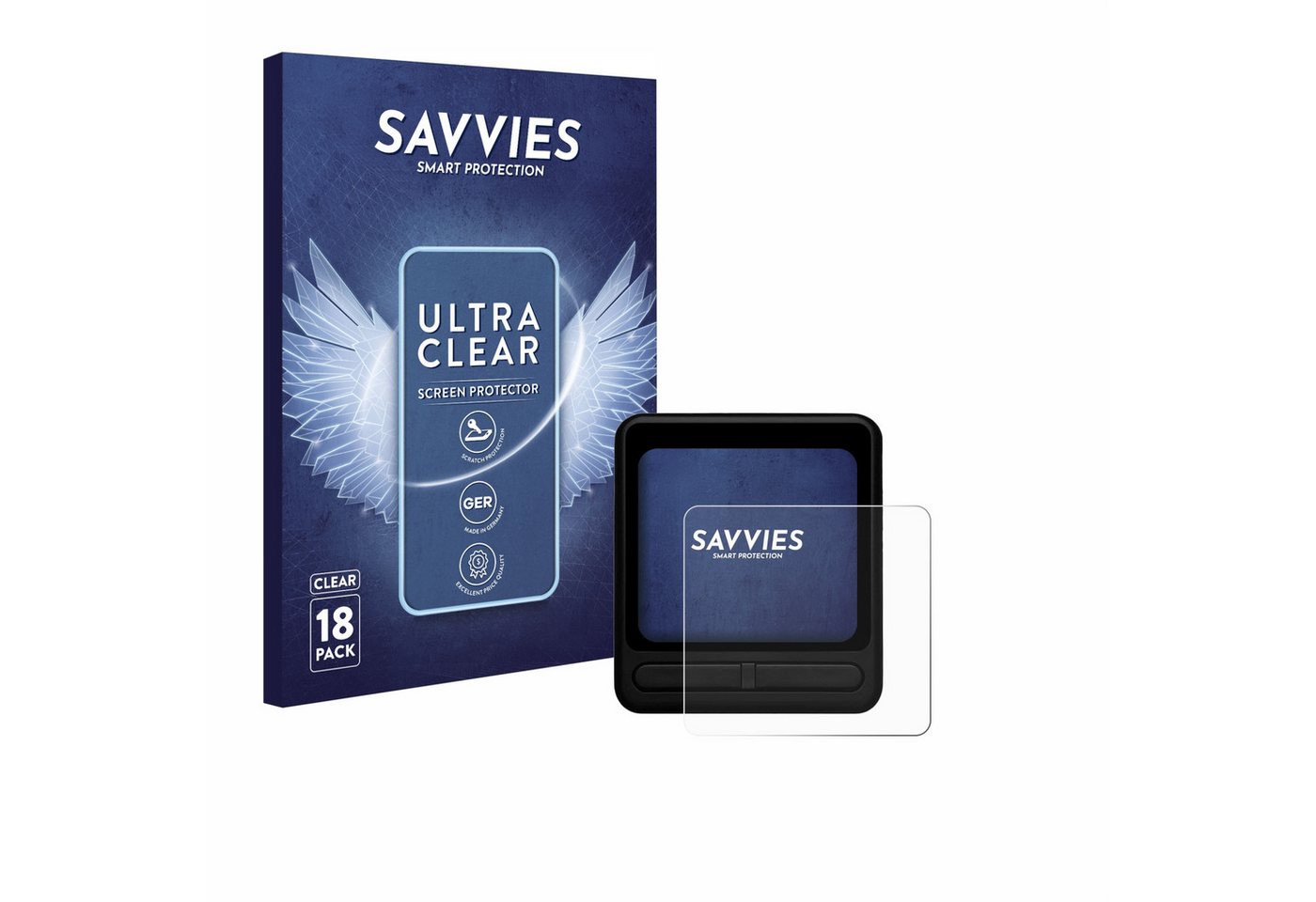 Savvies Displayschutzfolie Schutzfolie für Samuliy Bike computer, 18 Stück, Displayschutz Schutz Folie Klar Transparent Savvies Displayschutzfolie Schutzfolie für Samuliy Bike computer, 18 Stück, Displayschutz Schutz Folie Klar Transparent von Savvies