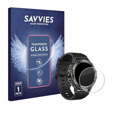 Savvies Panzer Schutz Glas für TIMU S81-BK 1.45" 9H Hartglas, Anti-Fingerprint, Displayschutz Savvies Panzer Schutz Glas für TIMU S81-BK 1.45" 9H Hartglas, Anti-Fingerprint, Displayschutz von Savvies