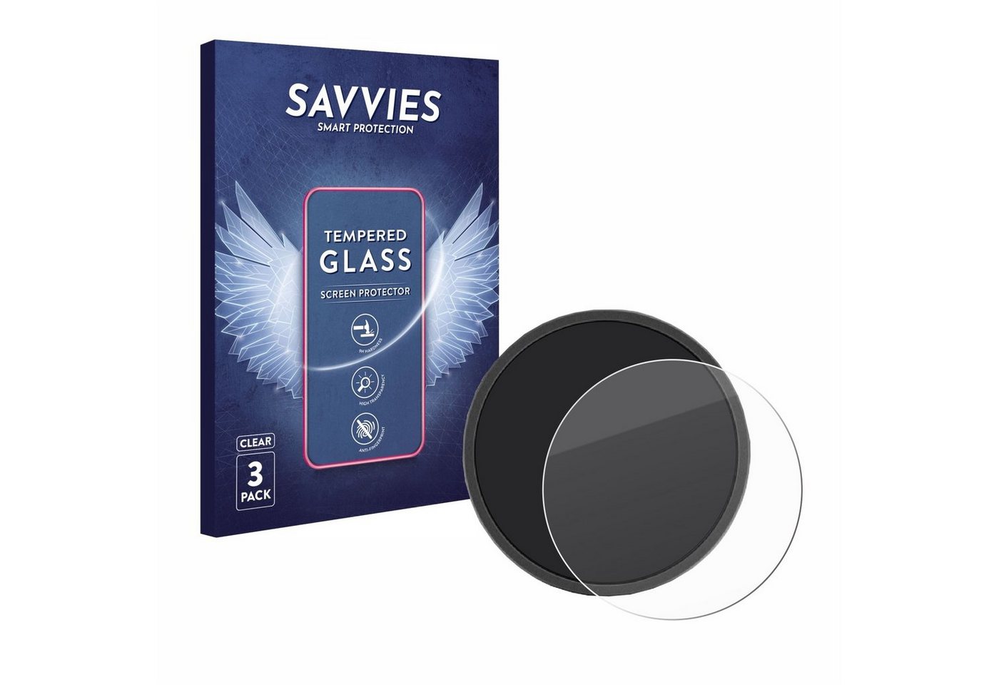 Savvies Panzerglas für Beeline Moto, Displayschutzglas, 3 Stück, Schutzglas Echtglas 9H Härte klar Anti-Fingerprint von Savvies