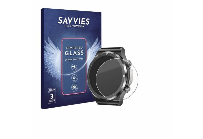 Savvies Panzerglas für Hasakei T30 (1.39), Displayschutzglas, 3 Stück, Schutzglas Echtglas 9H Härte klar Anti-Fingerprint von Savvies