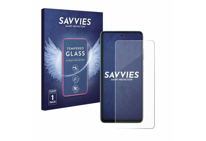 Savvies Displayschutzglas Schutzglas für Samsung Galaxy A52, 1 Stück, Displayschutz 9H Glas Klar Transparent von Savvies