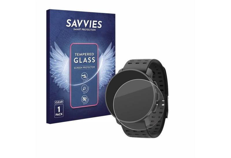 Savvies Panzerglas für Suunto 9 Peak Pro, Displayschutzglas, Schutzglas Echtglas 9H Härte klar Anti-Fingerprint von Savvies