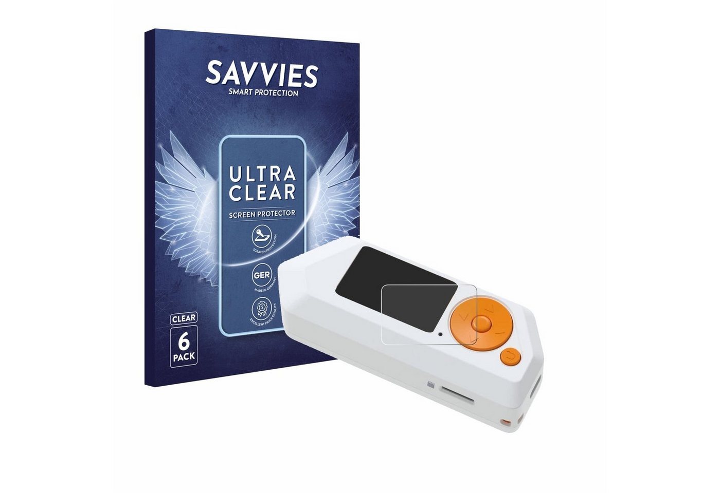Savvies Displayschutzfolie Schutzfolie für Flipper Zero FZ.1, 6 Stück, Displayschutz Schutz Folie Klar Transparent Savvies Displayschutzfolie Schutzfolie für Flipper Zero FZ.1, 6 Stück, Displayschutz Schutz Folie Klar Transparent von Savvies