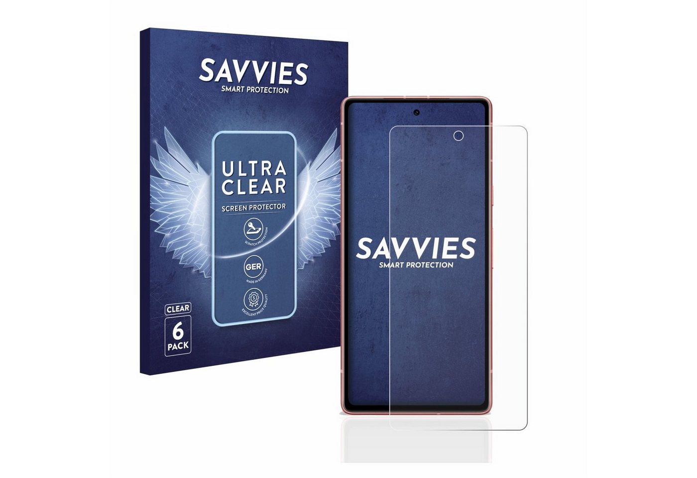 Savvies Displayschutzfolie Schutzfolie für Google Pixel 7a, 6 Stück, 6 Stück, Displayschutz Schutz Folie Klar Transparent Savvies Displayschutzfolie Schutzfolie für Google Pixel 7a, 6 Stück, 6 Stück, Displayschutz Schutz Folie Klar Transparent von Savvies