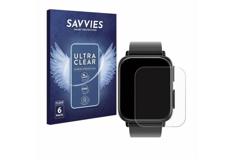 Savvies Displayschutzfolie Schutzfolie für Kardena Care Plus 2, 6 Stück, 6 Stück, Displayschutz Schutz Folie Klar Transparent von Savvies