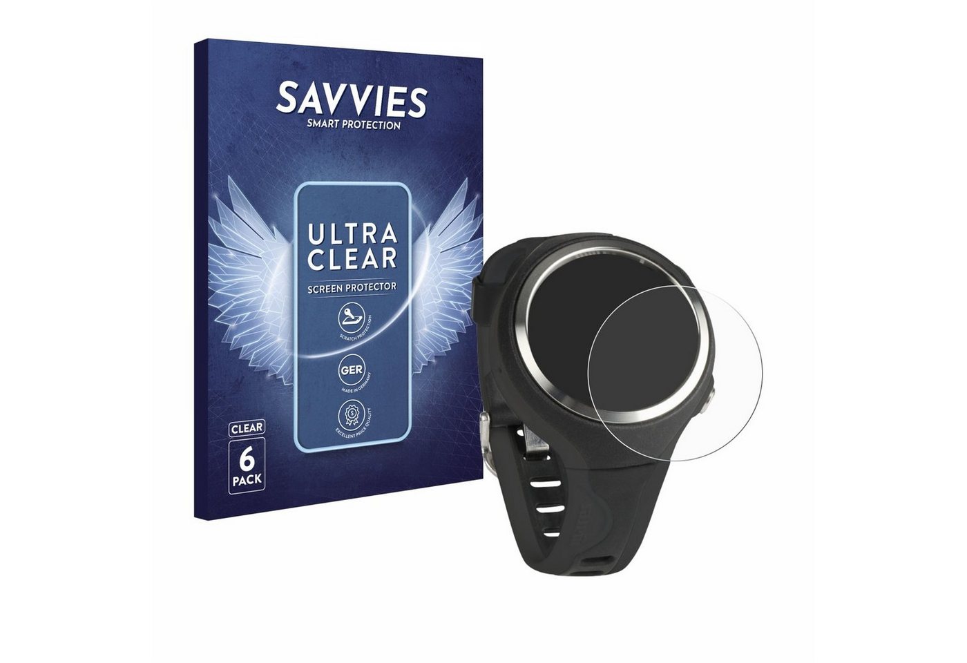 Savvies Schutzfolie für Mares Smart, Displayschutzfolie, 6 Stück, Folie klar von Savvies