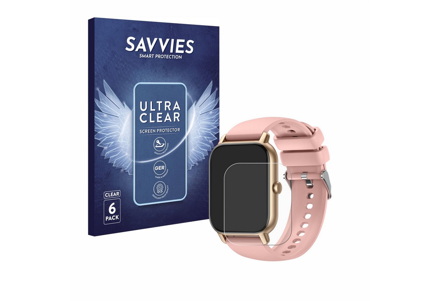 Savvies Displayschutzfolie Schutzfolie für Nerunsa P66 1.85", 6 Stück, Displayschutz Schutz Folie Klar Transparent Savvies Displayschutzfolie Schutzfolie für Nerunsa P66 1.85", 6 Stück, Displayschutz Schutz Folie Klar Transparent von Savvies