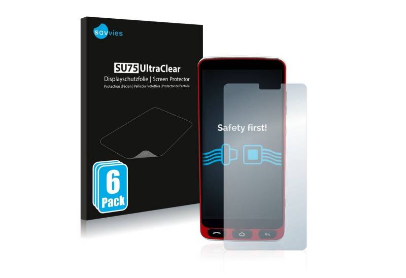 Savvies Displayschutzfolie Schutzfolie für Olympia Neo Smartphone, 6 Stück, Displayschutz Schutz Folie Klar Transparent von Savvies
