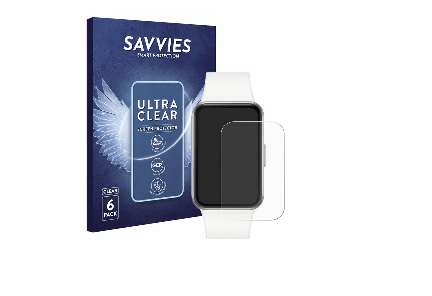 Savvies Displayschutzfolie Schutzfolie für Samsung Galaxy Fit3, 6 Stück, Displayschutz Schutz Folie Klar Transparent Savvies Displayschutzfolie Schutzfolie für Samsung Galaxy Fit3, 6 Stück, Displayschutz Schutz Folie Klar Transparent von Savvies