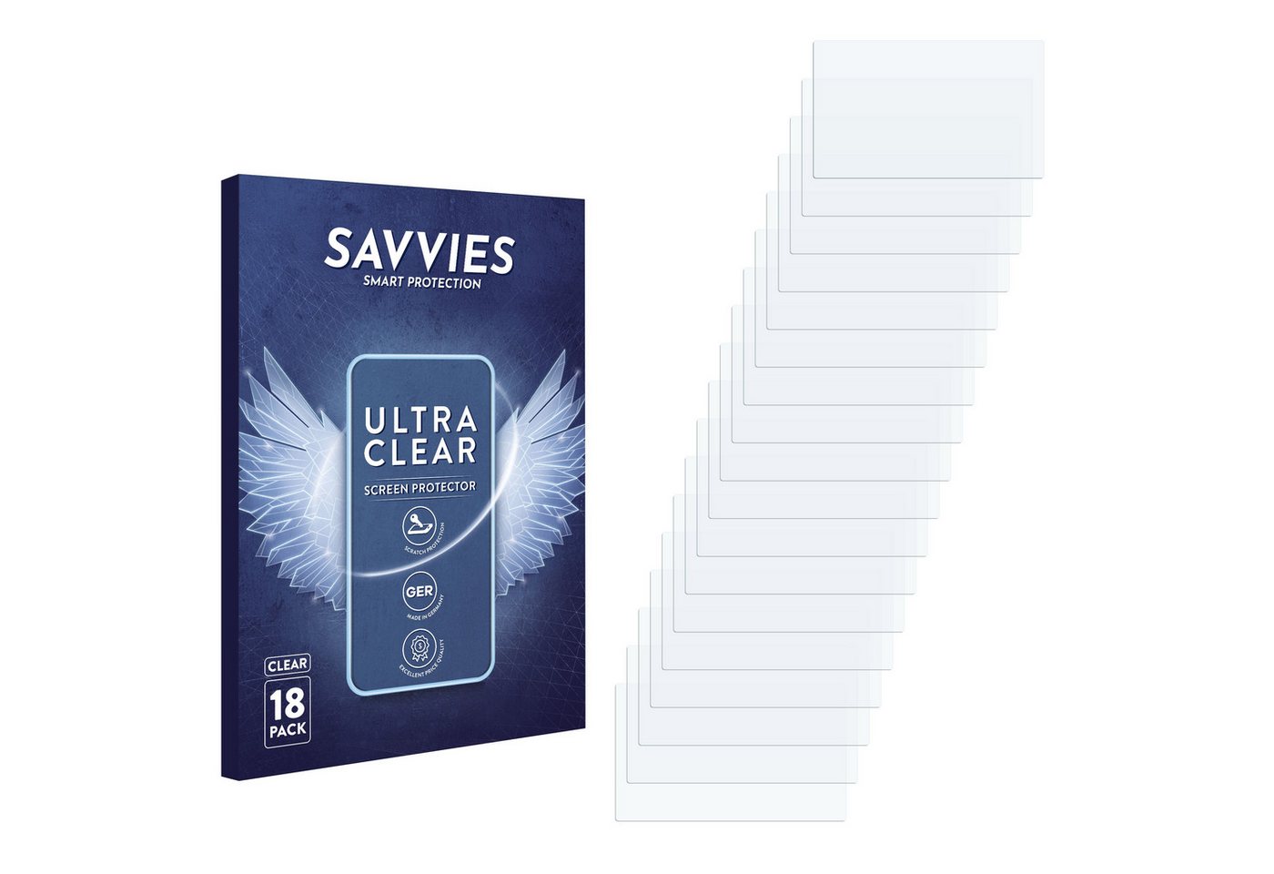 Savvies Schutzfolie für Seat Ibiza 5D 2016-2020 Easy Connect 6.5, Displayschutzfolie, 18 Stück, Folie klar" von Savvies