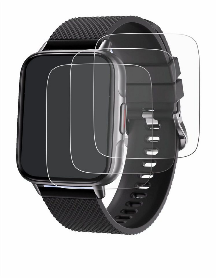 Savvies Schutzfolie für Tisoutec Smartwatch 1.7, Displayschutzfolie, 6 Stück, Folie klar" von Savvies