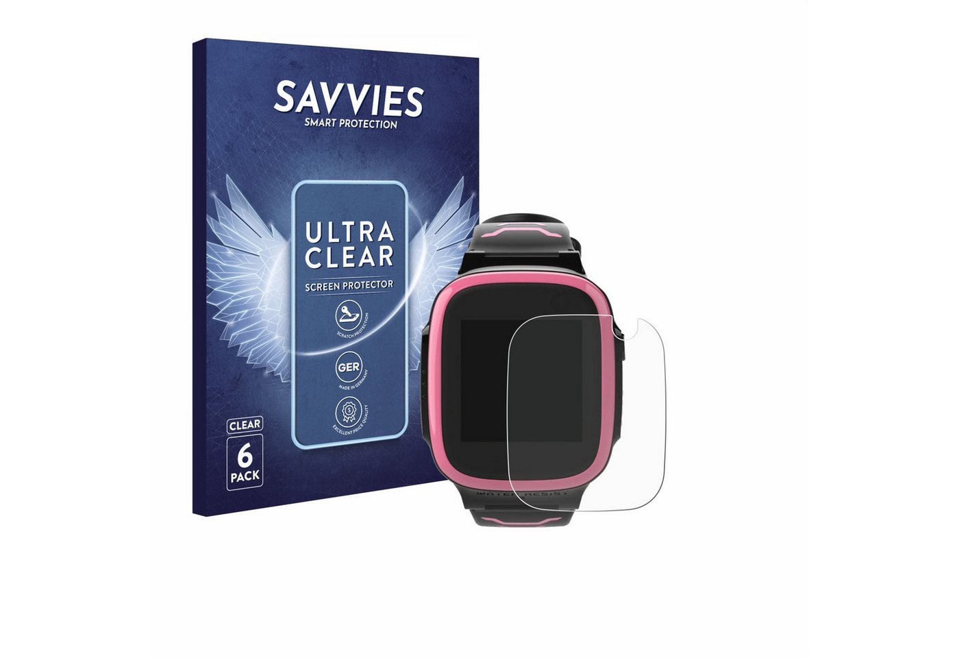 Savvies Displayschutzfolie Schutzfolie für Xplora X5 Play, 6 Stück, Displayschutz Schutz Folie Klar Transparent Savvies Displayschutzfolie Schutzfolie für Xplora X5 Play, 6 Stück, Displayschutz Schutz Folie Klar Transparent von Savvies