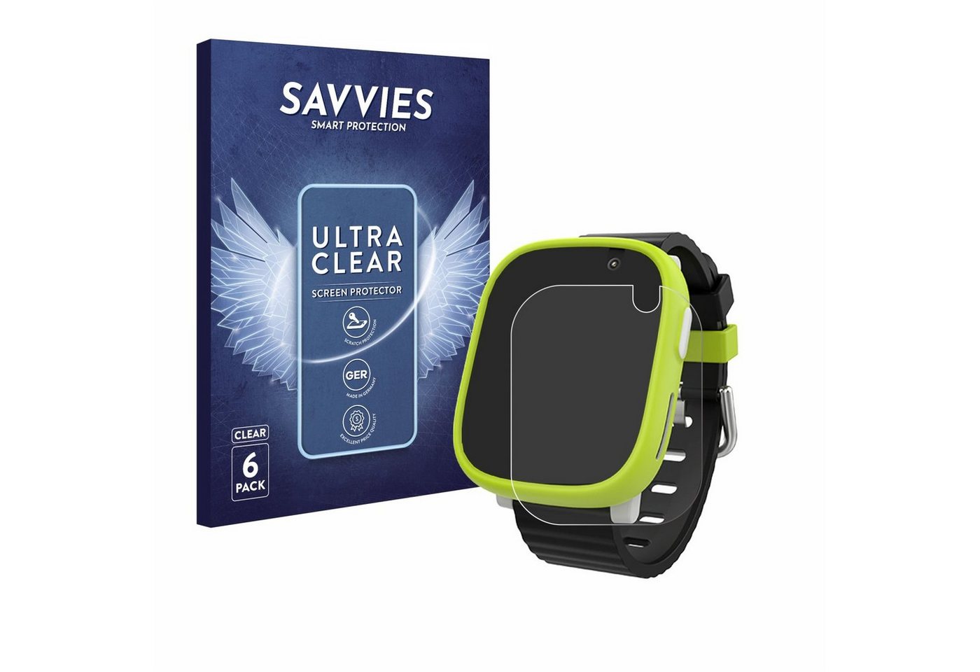Savvies Displayschutzfolie Schutzfolie für Xplora X6 Play, 6 Stück, Displayschutz Schutz Folie Klar Transparent Savvies Displayschutzfolie Schutzfolie für Xplora X6 Play, 6 Stück, Displayschutz Schutz Folie Klar Transparent von Savvies