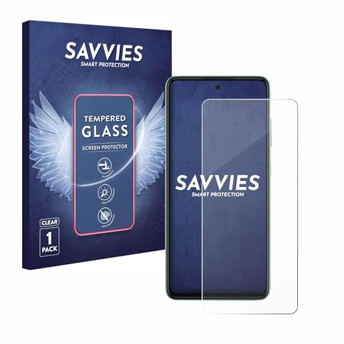 Savvies Schutzglas für Samsung Galaxy A52 / 5G 9H Hartglas, Anti-Fingerprint, Displayschutz von Savvies