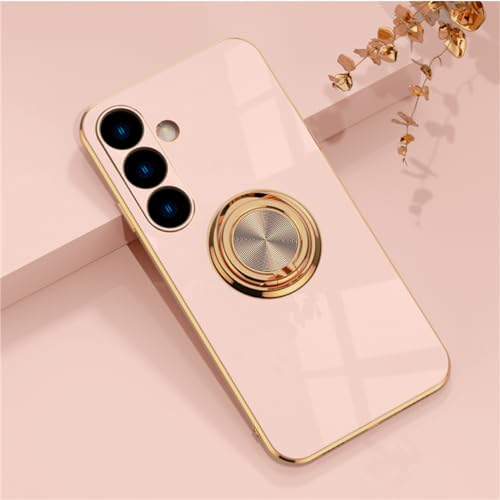 Sawiqpd Schutzhülle für Samsung Galaxy A26 5G, TPU-Silikon, weiches Material, mit Ringhalterung, Ständer, stoßfeste Abdeckung, magnetische Autohalterung, schlanke Hülle für Samsung Galaxy A26 5G von Sawiqpd