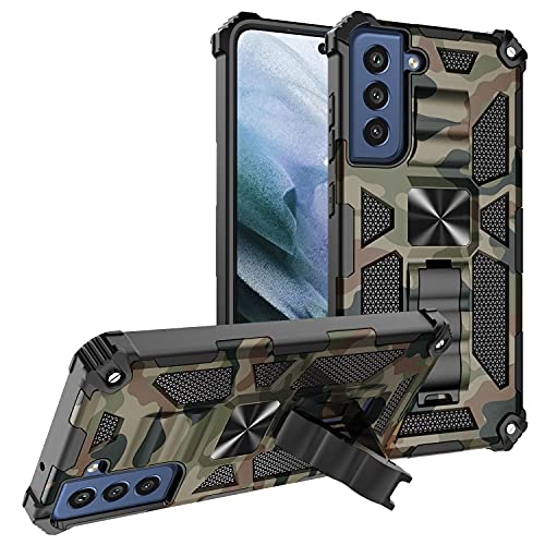 Schutzhülle für Samsung Galaxy A14 5G, Camouflage-Design, militärische Qualität, Tropfen-Schutzhülle, weiches TPU, hartes PC, robuste Rüstung, stoßfest, mit Ständer, Armeegrün Schutzhülle für Samsung Galaxy A14 5G, Camouflage-Design, militärische Qualität, Tropfen-Schutzhülle, weiches TPU, hartes PC, robuste Rüstung, stoßfest, mit Ständer, Armeegrün von Sawiqpd
