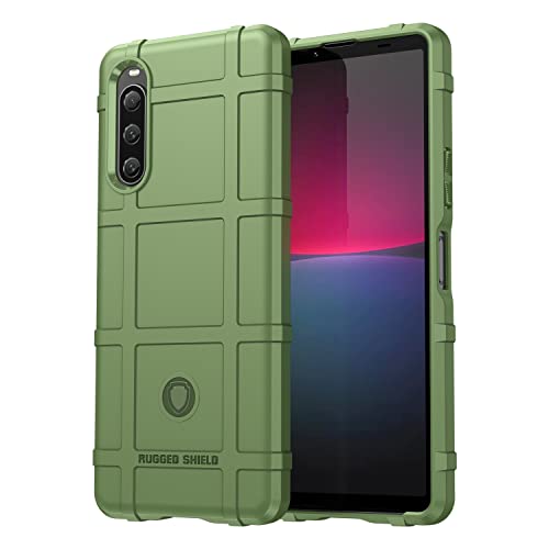 Schutzhülle für Sony Xperia 10 V, stoßfest, dünn, Karbonfaser-Silikon, kratzfeste, weiche TPU-Stoßdämpfer-Schutzhülle, Grün Schutzhülle für Sony Xperia 10 V, stoßfest, dünn, Karbonfaser-Silikon, kratzfeste, weiche TPU-Stoßdämpfer-Schutzhülle, Grün von Sawiqpd