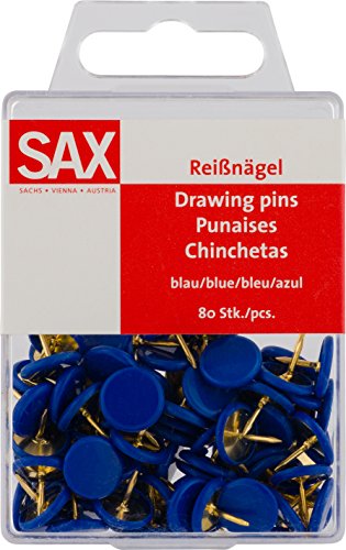 Reißnägel (Blau, Reißnägel) von Sax