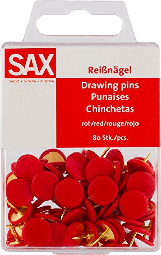 Reißnägel (Rot, Reißnägel) von Sax