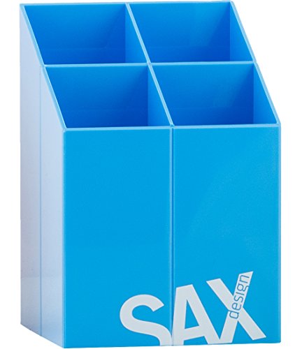SAX Schreibgerätehalter 'Quadra' – Robuster Schreibtischorganizer, Bruchsicher, in 4 Farben, Bewährte Qualität, Ideal für Büro und Zuhause von Sax