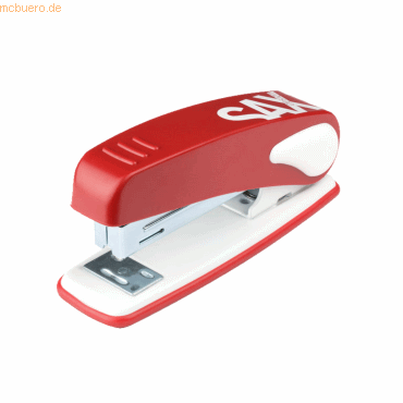 Sax Heftgerät Design M 0-239-13 25 Blatt rot von Sax