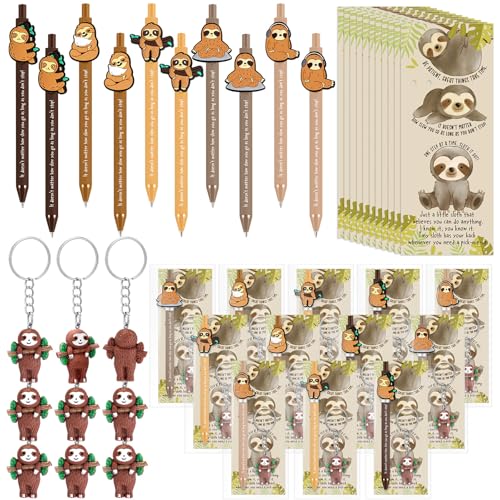 Sayglossy Motivierende Faultier-Kugelschreiber, inspirierende Faultier-Schlüsselanhänger, Ermutigung, Geschenkkarte, Lesezeichen, Unterstützung, Geschenke für Lehrer, Krankenschwestern, Kollegen Sayglossy Motivierende Faultier-Kugelschreiber, inspirierende Faultier-Schlüsselanhänger, Ermutigung, Geschenkkarte, Lesezeichen, Unterstützung, Geschenke für Lehrer, Krankenschwestern, Kollegen von Sayglossy