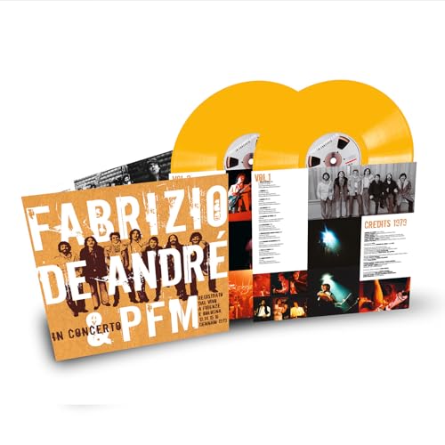 Fabrizio De Andre & P.F.M. In Concerto - 180-Gram Yellow Colored Vinyl [Vinyl LP] von Sbme Legacy Euro