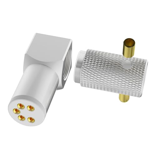 5pin Weibliche Din Stecker Schwarz Gold Plattiert Für Jahrgänge Vinyls Turntables Phonos Player 5pin Weibliche Din Stecker Schwarz Gold Plattiert Für Jahrgänge Vinyls Turntables Phonos Player von Sbshiouu