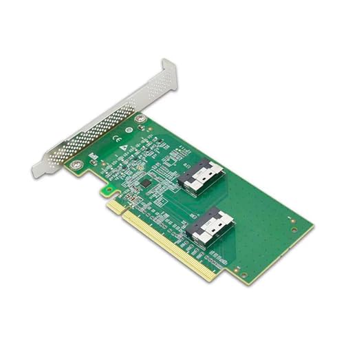 Advanced PCIe X16 Bis 2 SLIMSAS SFF 8654 8I Adapter Für Die Desktop Erweiterung Hochgeschwindigkeitsdatenübertragung Stabile Verbindung Advanced PCIe X16 Bis 2 SLIMSAS SFF 8654 8I Adapter Für Die Desktop Erweiterung Hochgeschwindigkeitsdatenübertragung Stabile Verbindung von Sbshiouu