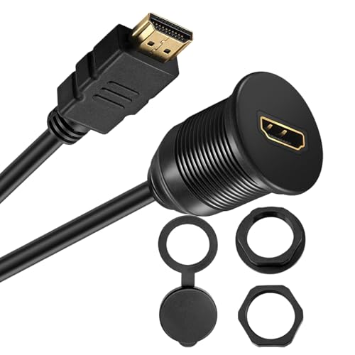 Sbshiouu 1/2meter HDTV Kompatibles Verlängerungskabel Für Autoboote Mit Spülenmontagekomponenten Und Schrauben von Sbshiouu