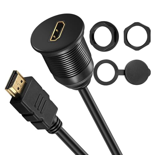 Sbshiouu 1/2meter HDTV Kompatibles Verlängerungskabel Für Autoboote Mit Spülenmontagekomponenten Und Schrauben von Sbshiouu