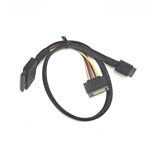 Sbshiouu 50 Cm SFF8611 Männlich SFF8639 FEMPAN HDDS Adapterkabel Für PCIe NVME Protokolle Unterstützung von Sbshiouu