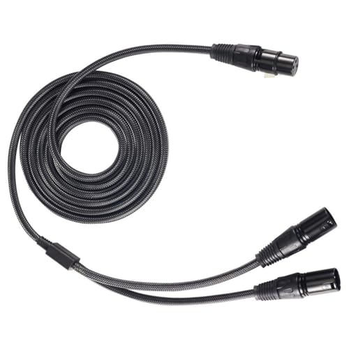 Sbshiouu 6 35 Mm Weiblich Bis 2xlr Männliches Socket Soundkabel 2xLR Adapter Stecker Ausgeglichenes Kabel Für Mikrofon Sbshiouu 6 35 Mm Weiblich Bis 2xlr Männliches Socket Soundkabel 2xLR Adapter Stecker Ausgeglichenes Kabel Für Mikrofon von Sbshiouu