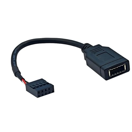 Sbshiouu Tragbarer USB2.0 9Pin Zum Typ E Motherboard Header Adapter Kabel Mit Anschlüssen Von Vorderen C C Für Einfachen Zugriff Sbshiouu Tragbarer USB2.0 9Pin Zum Typ E Motherboard Header Adapter Kabel Mit Anschlüssen Von Vorderen C C Für Einfachen Zugriff von Sbshiouu