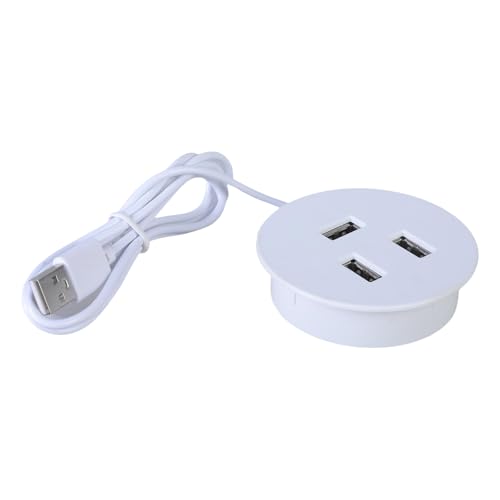 Sbshiouu USB2.0 Hubs Desk TROMET Hole 3 Port Desktop Kabel Organisatoren Für Bequemen Zugriff Auf USB Peripheriegerätedesktop von Sbshiouu