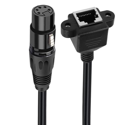 Sbshiouu XLR5 Bis RJ45 Männlicher Weiblicher Klangadapterkabel Mit Ohren Für Schallausrüstung Verbindung Sbshiouu XLR5 Bis RJ45 Männlicher Weiblicher Klangadapterkabel Mit Ohren Für Schallausrüstung Verbindung von Sbshiouu