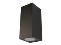 LED-Wandleuchte Lara 2xGU10 230V schwarz LED-Wandleuchte Lara 2xGU10 230V schwarz von Scan Products D.T.