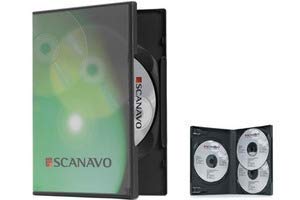 Dragon Trading Scanavo CD-/DVD-/Blu-Ray-Hülle, 22 mm, für 3 Discs, Schwarz von Scanavo