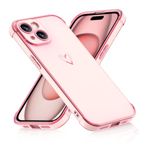 ScandiCasis Handyhülle für iPhone 13 Mini, Herz Muster Hülle Soft TPU Silikon Dünn Stoßfest Schutzhülle Protective Phone Case für Mädchen Frauen, Rosa ScandiCasis Handyhülle für iPhone 13 Mini, Herz Muster Hülle Soft TPU Silikon Dünn Stoßfest Schutzhülle Protective Phone Case für Mädchen Frauen, Rosa von ScandiCasis