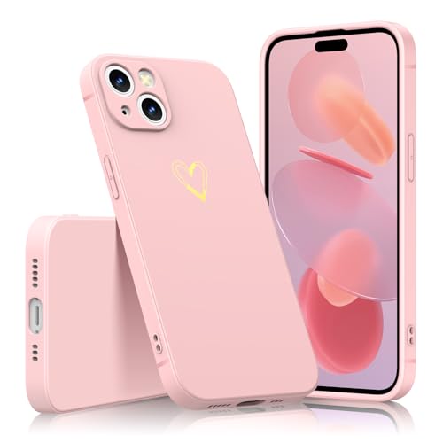 ScandiCasis Schutzhülle für iPhone 13, süßes Herzmuster, weiche Silikon-Handyhülle, stoßfest, für Frauen und Mädchen, Rosa ScandiCasis Schutzhülle für iPhone 13, süßes Herzmuster, weiche Silikon-Handyhülle, stoßfest, für Frauen und Mädchen, Rosa von ScandiCasis