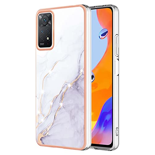 ScandiCasis Xiaomi Redmi Note 12 Pro 4G/Note 11 PRO 5G/4G Marmor hülle, Handytasche Xiaomi Redmi Note 12 Pro 4G/Note 11 PRO 5G/4G stoßfest Kratzfest dünn weiches TPU stilvolle Schutzhülle. von ScandiCasis