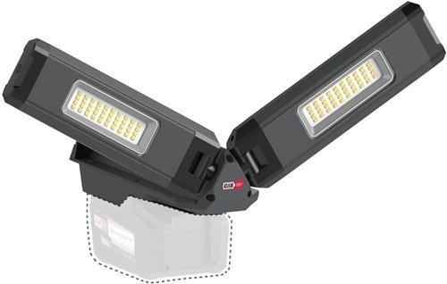 Scangrip LED-Strahler DUO CONNECT 108 W 2500 lm 5,2 Ah 18 V IP30 03.6111C von Scangrip