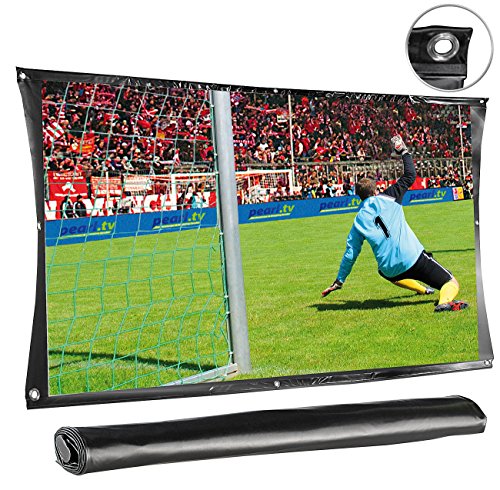 SceneLights Technologies Beamer Leinwand: Portable Leinwand Cinema 305 cm (120") Diagonale (Mobile, Faltleinwand, Kinoleinwand) von SceneLights Technologies
