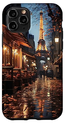 Malerischer Eiffelturm Paris Frankreich bei Nacht Majestätisch Hülle für iPhone 11 Pro von Scenic Eiffel Tower Paris France at Night Majestic