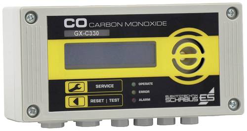 Schabus GX-C330 Kohlenmonoxid-Melder mit internem Sensor netzbetrieben detektiert Kohlenmonoxid von Schabus
