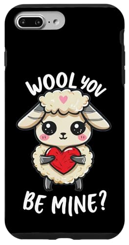 Wool you be mine süßes Schaf, Schäfchen, willst du, weiss Hülle für iPhone 7 Plus/8 Plus von Schäfer Schafe Herden Ziegen Hirte Motive Weide
