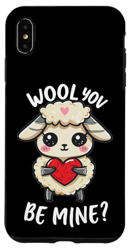 Wool you be mine süßes Schaf, Schäfchen, willst du, weiss Hülle für iPhone XS Max von Schäfer Schafe Herden Ziegen Hirte Motive Weide