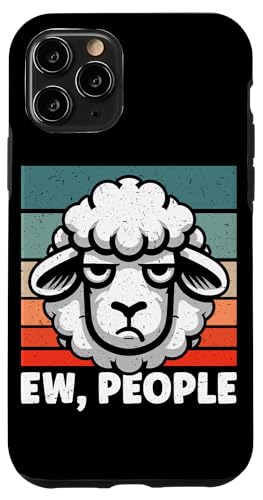 EW People Retro Schaftierliebhaber Lustig Bauer Landwirt Hülle für iPhone 11 Pro von Schaffan Schafkunst Schaftierbesitzer Schaftier