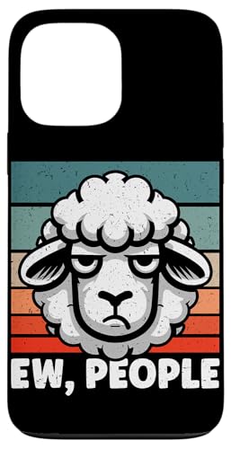 EW People Retro Schaftierliebhaber Lustig Bauer Landwirt Hülle für iPhone 13 Pro Max von Schaffan Schafkunst Schaftierbesitzer Schaftier